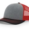 Heather Grey/Red/Black