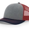Heather Grey/Cardinal/Navy